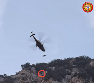 Gelagna Alta – Alpinista scivola e resta bloccata, recuperata dal Soccorso Alpino